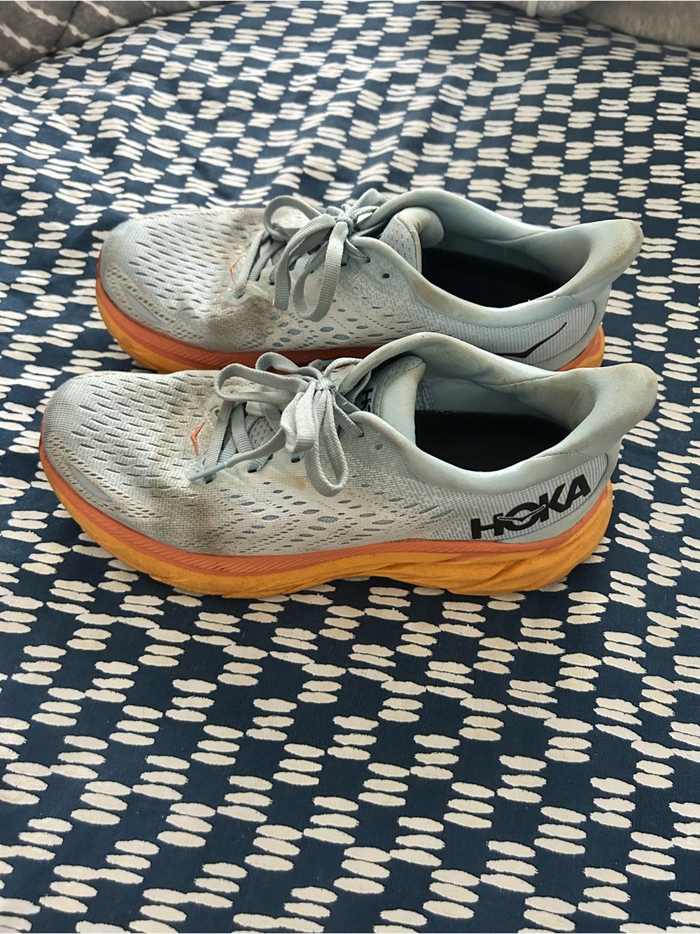 HOKA Clifton 8 Women’s Running Shoes Plein Air Peach Parfait Size 6B